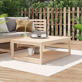 vidaXL Trädgårdsbord 121x82.5x45 cm massiv furu 824148