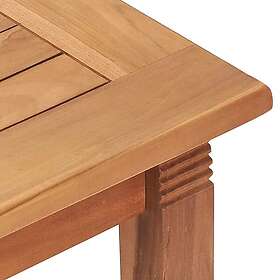 vidaXL Trädgårdsbord 200x100x75 cm massiv teak 315466