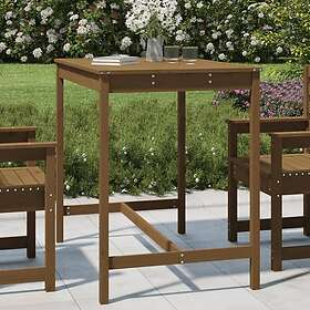 vidaXL Table de jardin brun miel 121x82.5x110 cm pin massif 824091