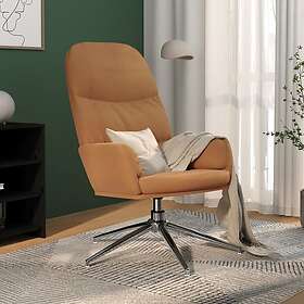 vidaXL Reclinerfåtölj taupe konstmocka 341026