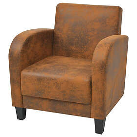 vidaXL Fåtölj brun 73x72x76 cm 243588