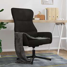 vidaXL Vilstol svart sammet 341114
