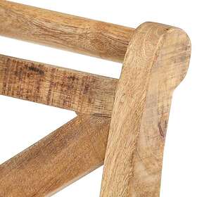 vidaXL Hallbänk 103x33x72 cm massivt mangoträ 285904