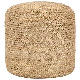 vidaXL Handgjord sittpuff 40x45 cm jute 248072