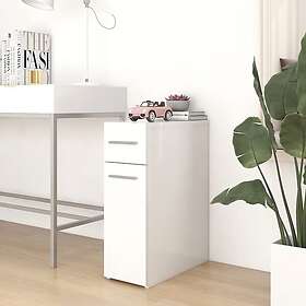 vidaXL Apoteksskåp vit 20x45.5x60 cm konstruerat trä 804211