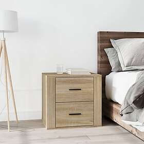 vidaXL Sängbord sonoma-ek 50x39x47 cm 816707