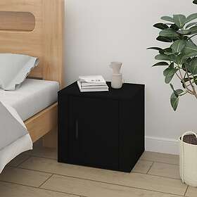 vidaXL Sängbord svart 50x39x47 cm 816690