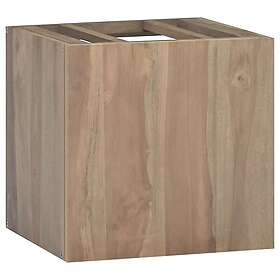 vidaXL Väggmonterat badrumsskåp 46x25.5x40 cm massivt teakträ 338252