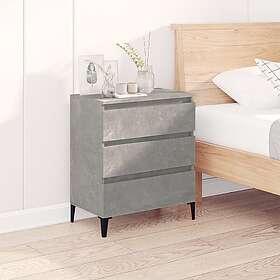 vidaXL Byrå betonggrå 60x35x70 cm konstruerat trä 823052