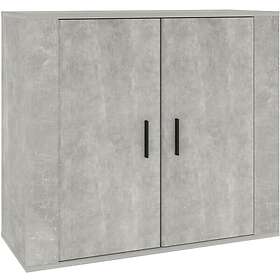 vidaXL Skåp betonggrå 80x33x70 cm konstruerat trä 816564