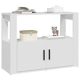 vidaXL Skåp vit 80x30x60 cm konstruerat trä 819452