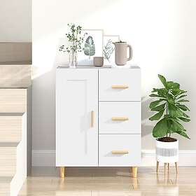 vidaXL Skåp vit 69.5x34x90 cm konstruerat trä 812222