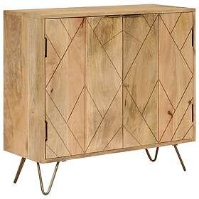 vidaXL Skänk 80x30x75 cm massivt mangoträ 246155