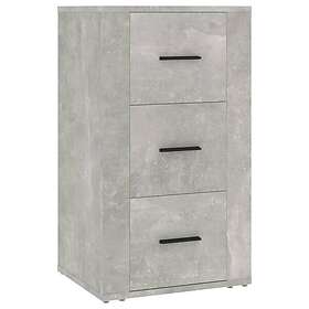 vidaXL Skåp betonggrå 40x33x70 cm konstruerat trä 819424