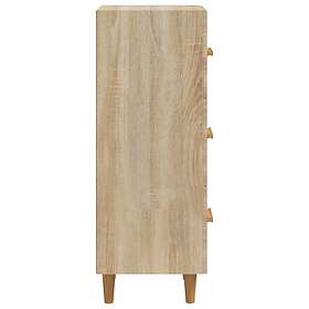 vidaXL Skänk sonoma-ek 34,5x34x90 cm konstruerat trä 812342