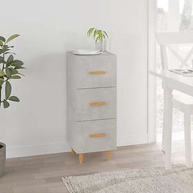 vidaXL Skåp betonggrå 34,5x34x90 cm konstruerat trä 812343