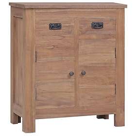 vidaXL Skänk 65x30x75 cm massiv teak 287734