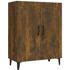 vidaXL Skänk rökfärgad ek 70x34x90 cm konstruerat trä 817330