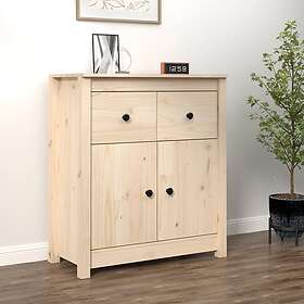 vidaXL Skänk 70x35x80 cm massiv furu 813749