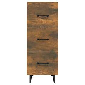 vidaXL Skänk rökfärgad ek 34,5x34x90 cm konstruerat trä 817411