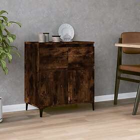 vidaXL Røkt Eik Kommode 60x35x70 cm konstruert tre