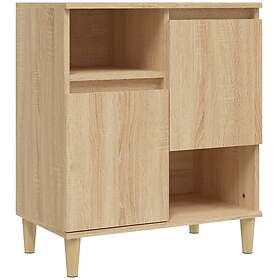 vidaXL Byrå sonoma-ek 60x35x70 cm konstruerat trä 821143