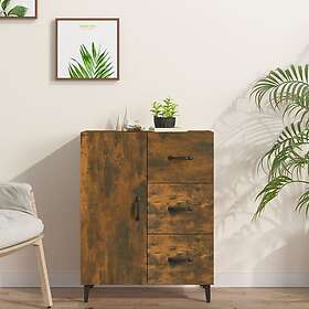 vidaXL Skänk rökfärgad ek 69.5x34x90 cm konstruerat trä 817354