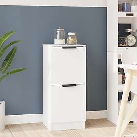 vidaXL Skåp vit 30x30x70 cm konstruerat trä 811169