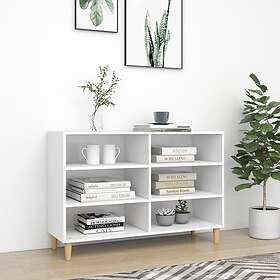 vidaXL Skjenk Hvit 103.5x35x70cm Konstruert tre 806031