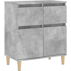 vidaXL Byrå betonggrå 60x35x70 cm konstruerat trä 819680