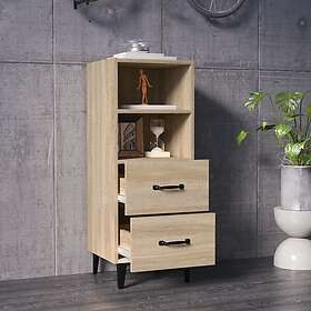 vidaXL Skåp sonoma-ek 34.5x34x90 cm konstruerat trä 812369