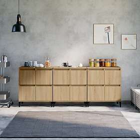 vidaXL Skänk Sonoma Ek 60x35x70cm Konstruerat Trä 3185778