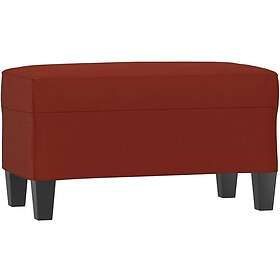 vidaXL Bänk vinröd 70x35x41 cm konstläder 349443
