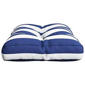 vidaXL Palldyna blå&vit randig 60x40x12 cm tyg 360572