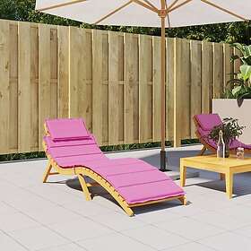 vidaXL Solsängsdyna rosa oxfordtyg 361360