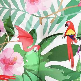 vidaXL Kudde för bänk Tyg 110x50x7 cm Flerfärgad 361825