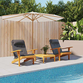 vidaXL Solstolsdynor 2 st antracit oxfordtyg 361830