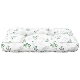 vidaXL Palldyna bladmönster 60x40x12 cm tyg 360575