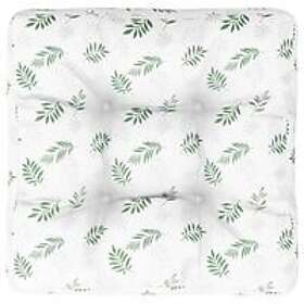 vidaXL Palldyna bladmönster 50x50x12 cm tyg 360443