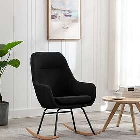 vidaXL Keinutuoli svart tyg 289543
