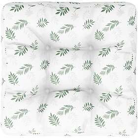 vidaXL Palldyna bladmönster 60x60x12 cm tyg 360465