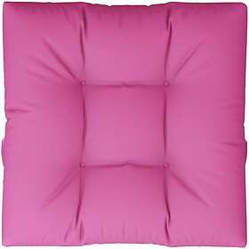 vidaXL Palldyna rosa 80x80x12 cm tyg 360511