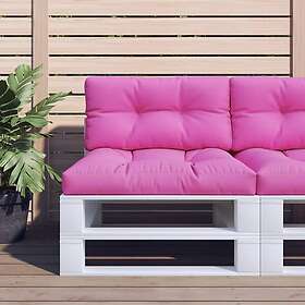 vidaXL Palldyna rosa 70x40x12 cm tyg 360599