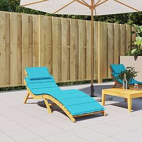 vidaXL Solsängsdyna turkos oxfordtyg 361361