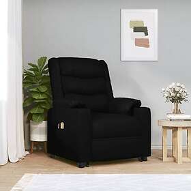 vidaXL Massagefåtölj med uppresningshjälp svart konstläder 3143470