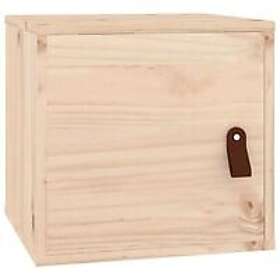 vidaXL Väggskåp 31.5x30x30 cm massiv furu 818355