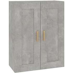 vidaXL Väggskåp betonggrå 69,5x32,5x90 cm konstruerat trä 812298