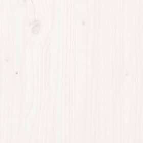 vidaXL Väggskåp vit 30x30x80 cm massiv furu 813497