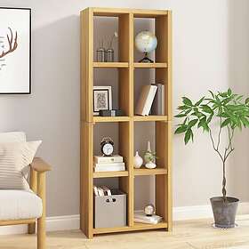 vidaXL Bokhylla 70x30x180 cm massiv teak 340878