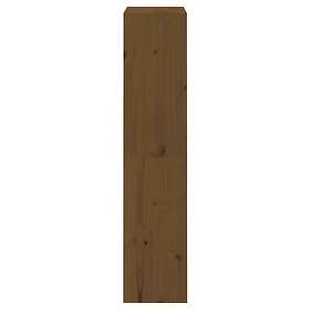 vidaXL Bokhylla/rumsavdelare honungsbrun 60x30x135.5 cm furu 808171